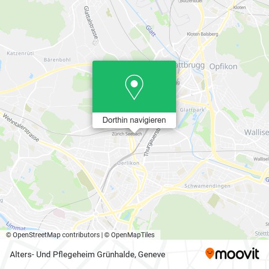 Alters- Und Pflegeheim Grünhalde Karte