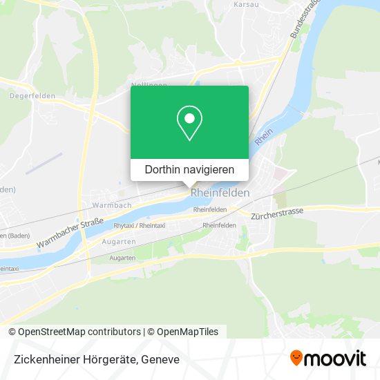 Zickenheiner Hörgeräte Karte