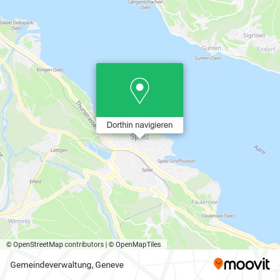 Gemeindeverwaltung Karte