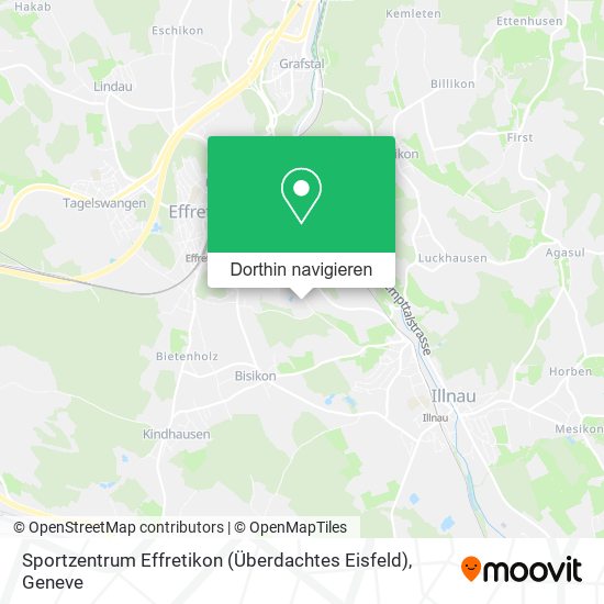 Sportzentrum Effretikon (Überdachtes Eisfeld) Karte