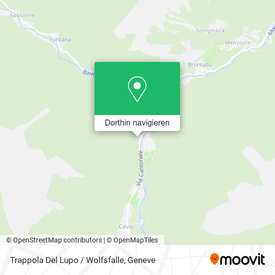 Trappola Del Lupo / Wolfsfalle Karte