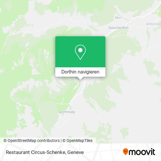 Restaurant Circus-Schenke Karte