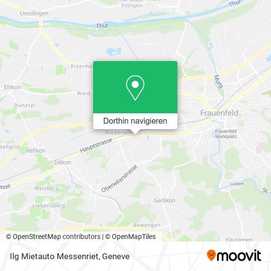 Ilg Mietauto Messenriet Karte