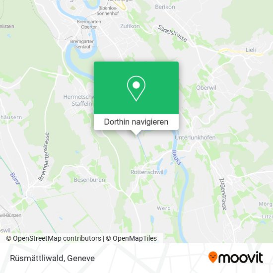 Rüsmättliwald Karte