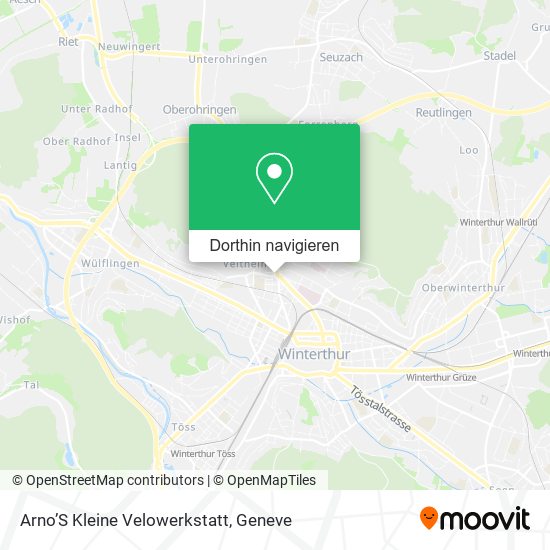 Arno’S Kleine Velowerkstatt Karte