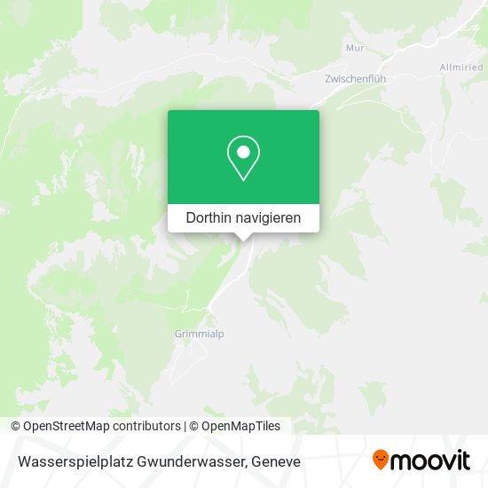 Wasserspielplatz Gwunderwasser Karte