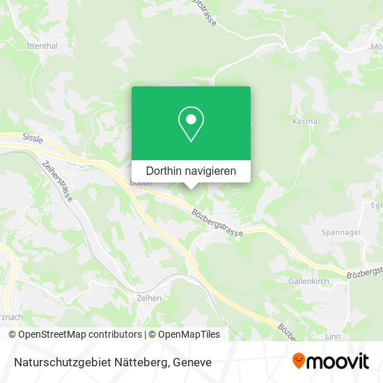 Naturschutzgebiet Nätteberg Karte