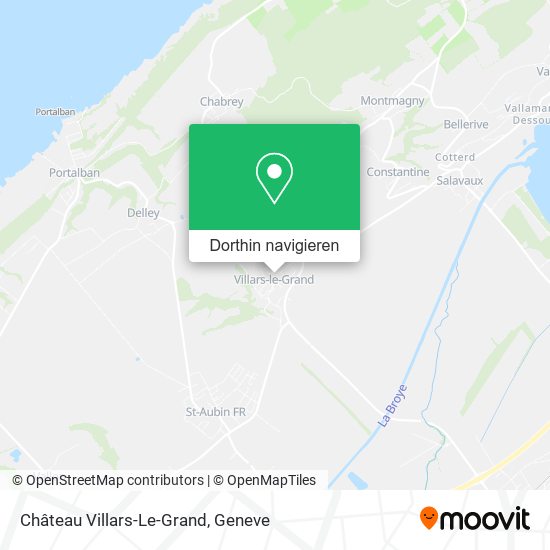 Château Villars-Le-Grand Karte