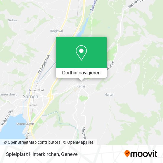 Spielplatz Hinterkirchen Karte