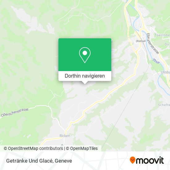 Getränke Und Glacé Karte