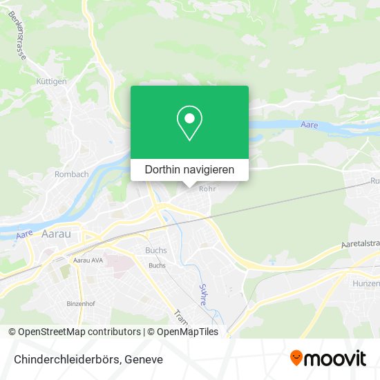 Chinderchleiderbörs Karte