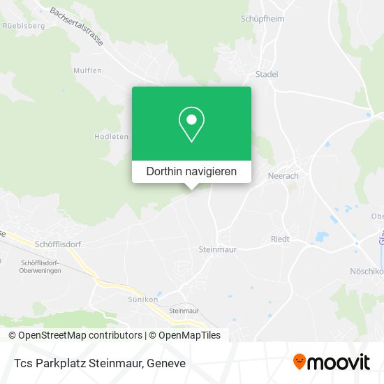 Tcs Parkplatz Steinmaur Karte