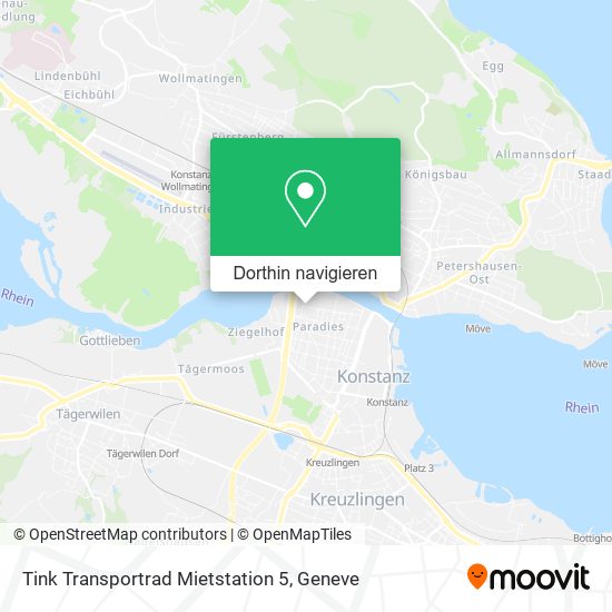 Tink Transportrad Mietstation 5 Karte