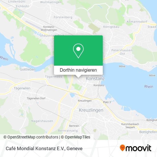 Café Mondial Konstanz E.V. Karte