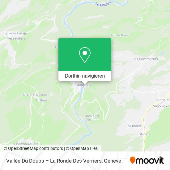 Vallée Du Doubs – La Ronde Des Verriers Karte