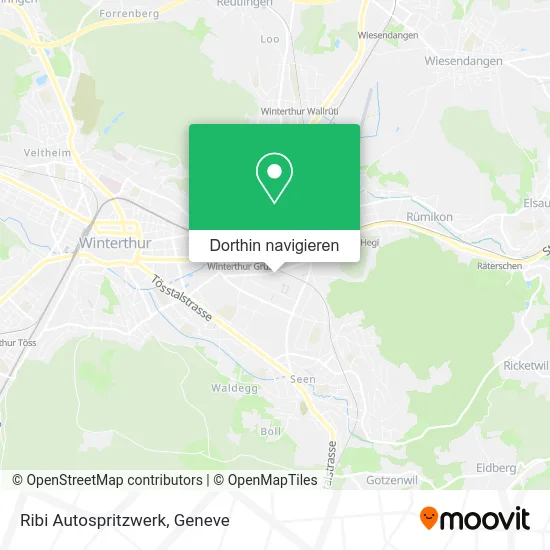 Ribi Autospritzwerk Karte