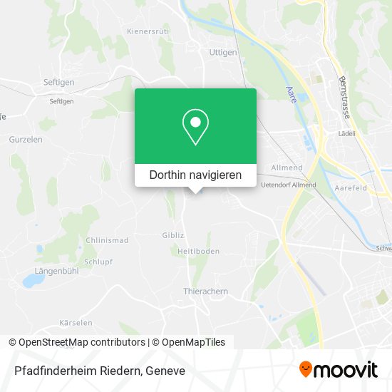 Pfadfinderheim Riedern Karte