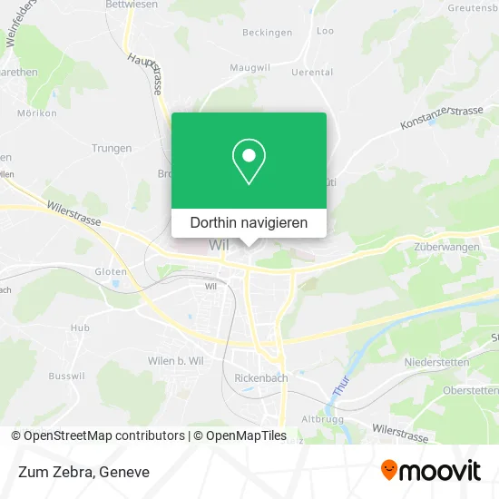 Zum Zebra Karte
