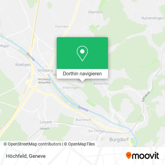 Höchfeld Karte