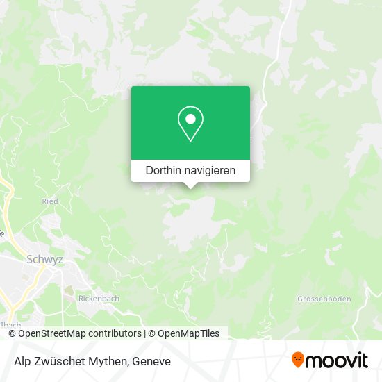 Alp Zwüschet Mythen Karte
