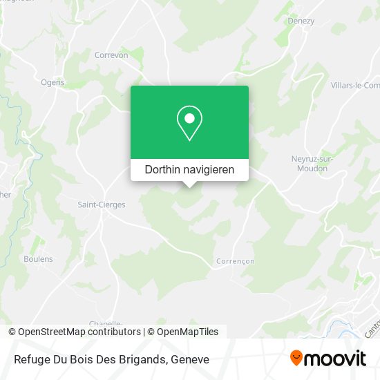 Refuge Du Bois Des Brigands Karte