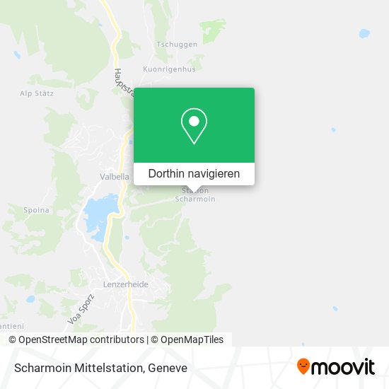 Scharmoin Mittelstation Karte