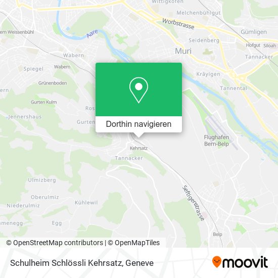 Schulheim Schlössli Kehrsatz Karte