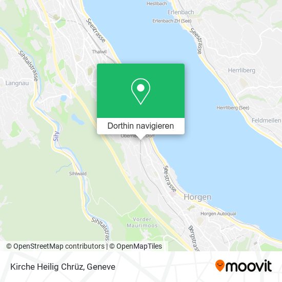 Kirche Heilig Chrüz Karte