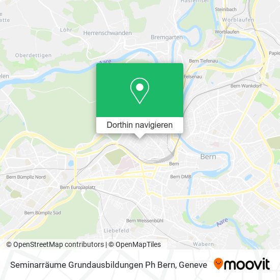 Seminarräume Grundausbildungen Ph Bern Karte