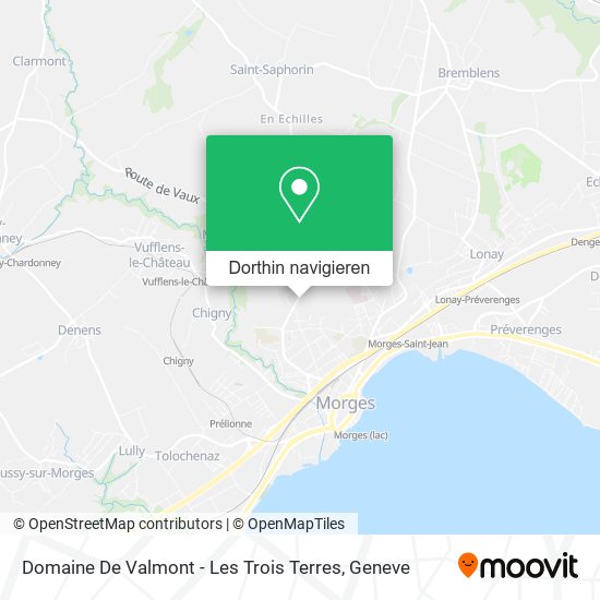 Domaine De Valmont - Les Trois Terres Karte
