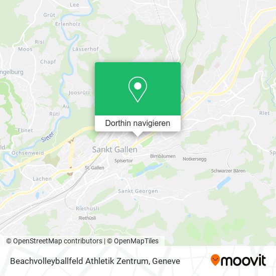 Beachvolleyballfeld Athletik Zentrum Karte