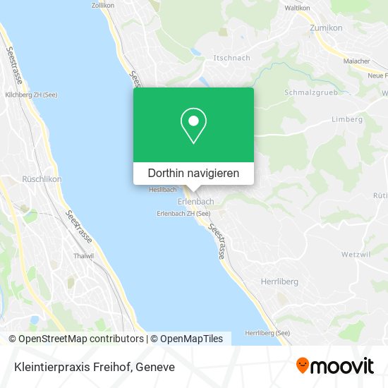 Kleintierpraxis Freihof Karte