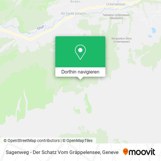 Sagenweg - Der Schatz Vom Gräppelensee Karte