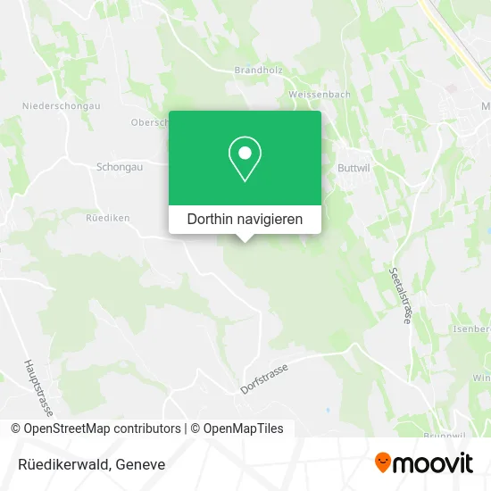 Rüedikerwald Karte