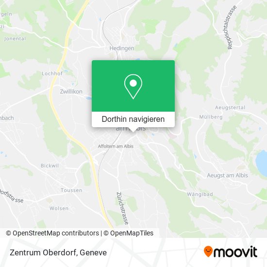 Zentrum Oberdorf Karte