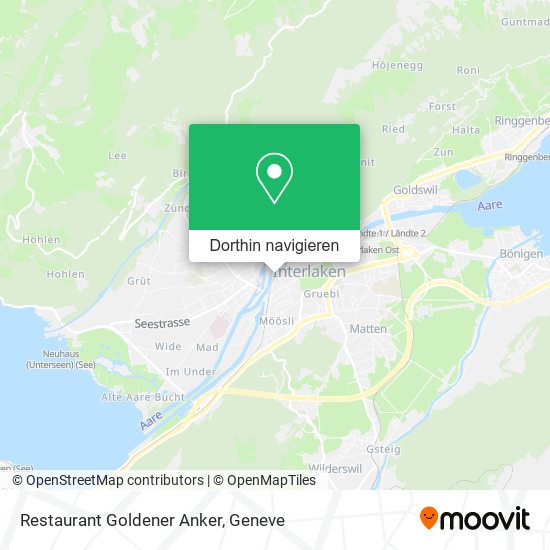 Restaurant Goldener Anker Karte