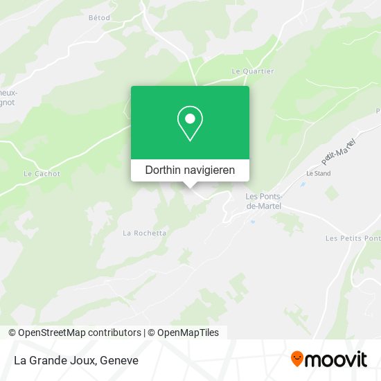 La Grande Joux Karte