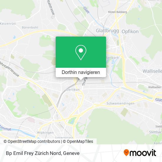 Bp Emil Frey Zürich Nord Karte
