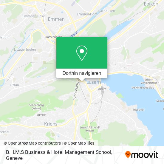 B.H.M.S Business & Hotel Management School Karte