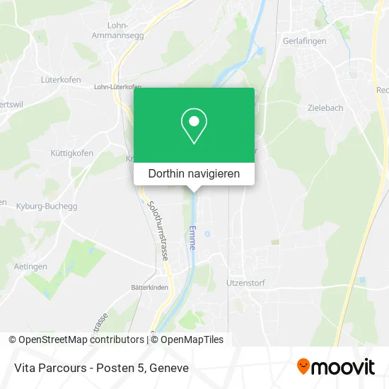 Vita Parcours - Posten 5 Karte