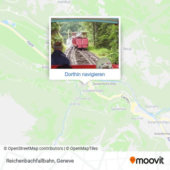 Reichenbachfallbahn Karte