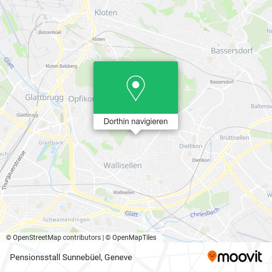 Pensionsstall Sunnebüel Karte