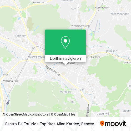 Centro De Estudos Espíritas Allan Kardec Karte
