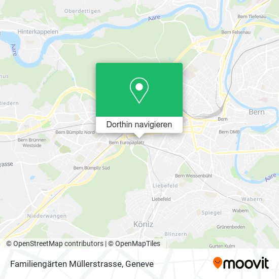 Familiengärten Müllerstrasse Karte