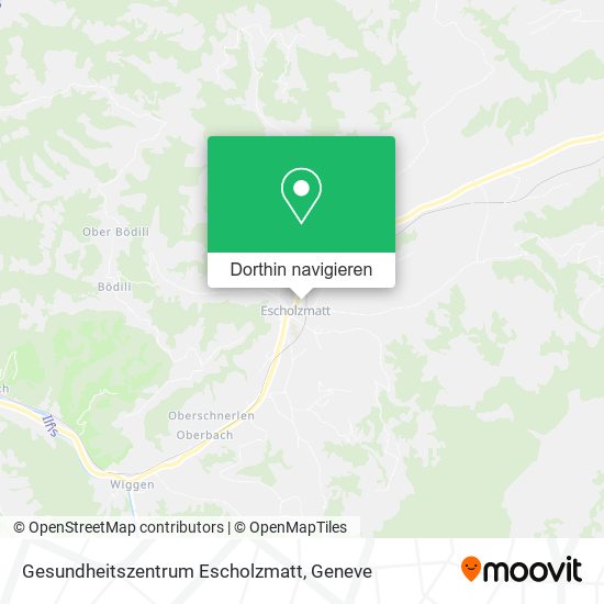 Gesundheitszentrum Escholzmatt Karte