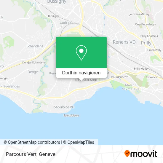 Parcours Vert Karte