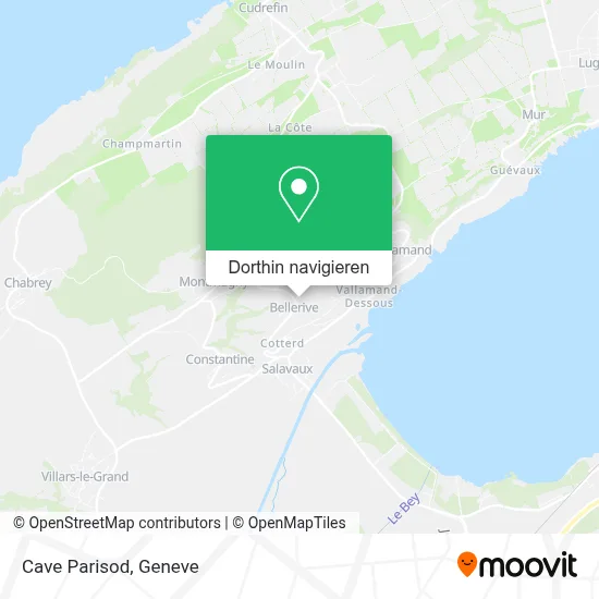 Cave Parisod Karte
