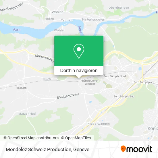 Mondelez Schweiz Production Karte