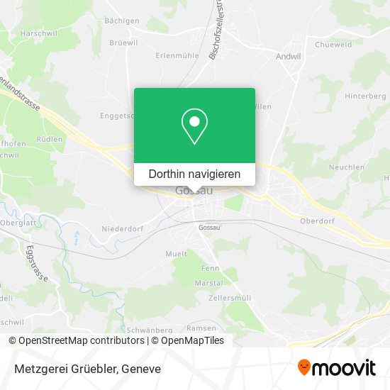 Metzgerei Grüebler Karte