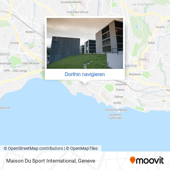 Maison Du Sport International Karte